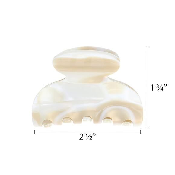 FRANCE LUXE Couture Claw Clip French Classic Small in Alba main image 7